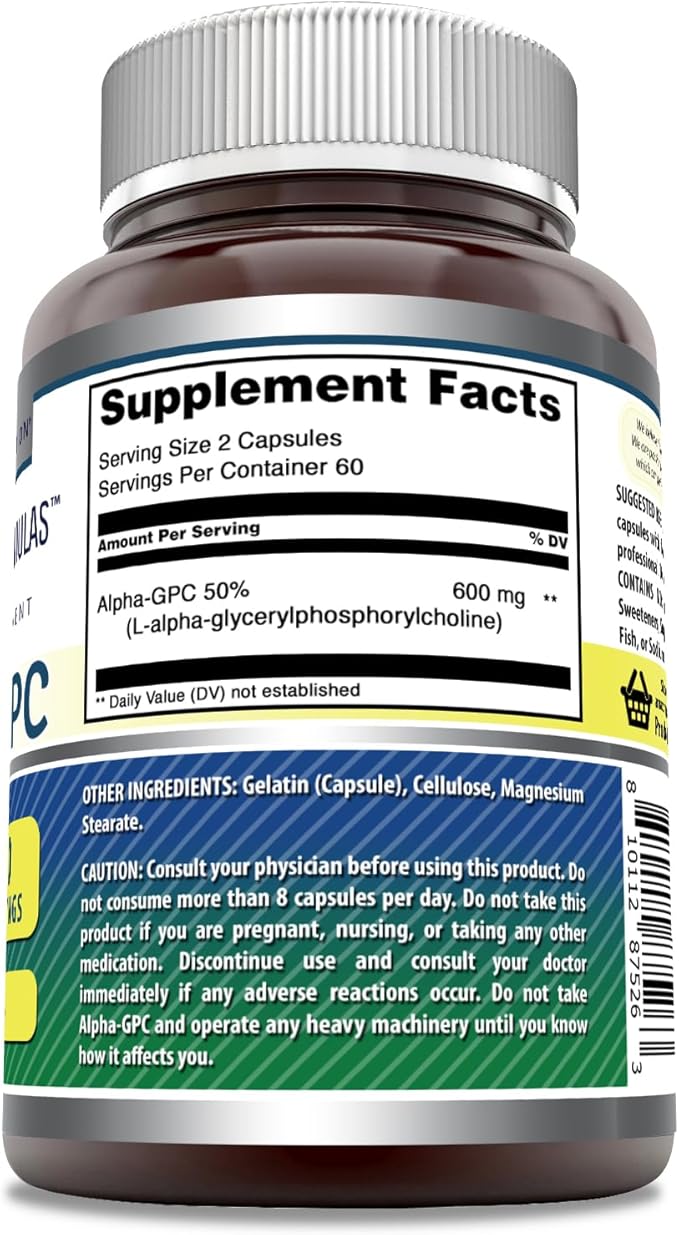Alpha GPC Supplement 120 Capsules