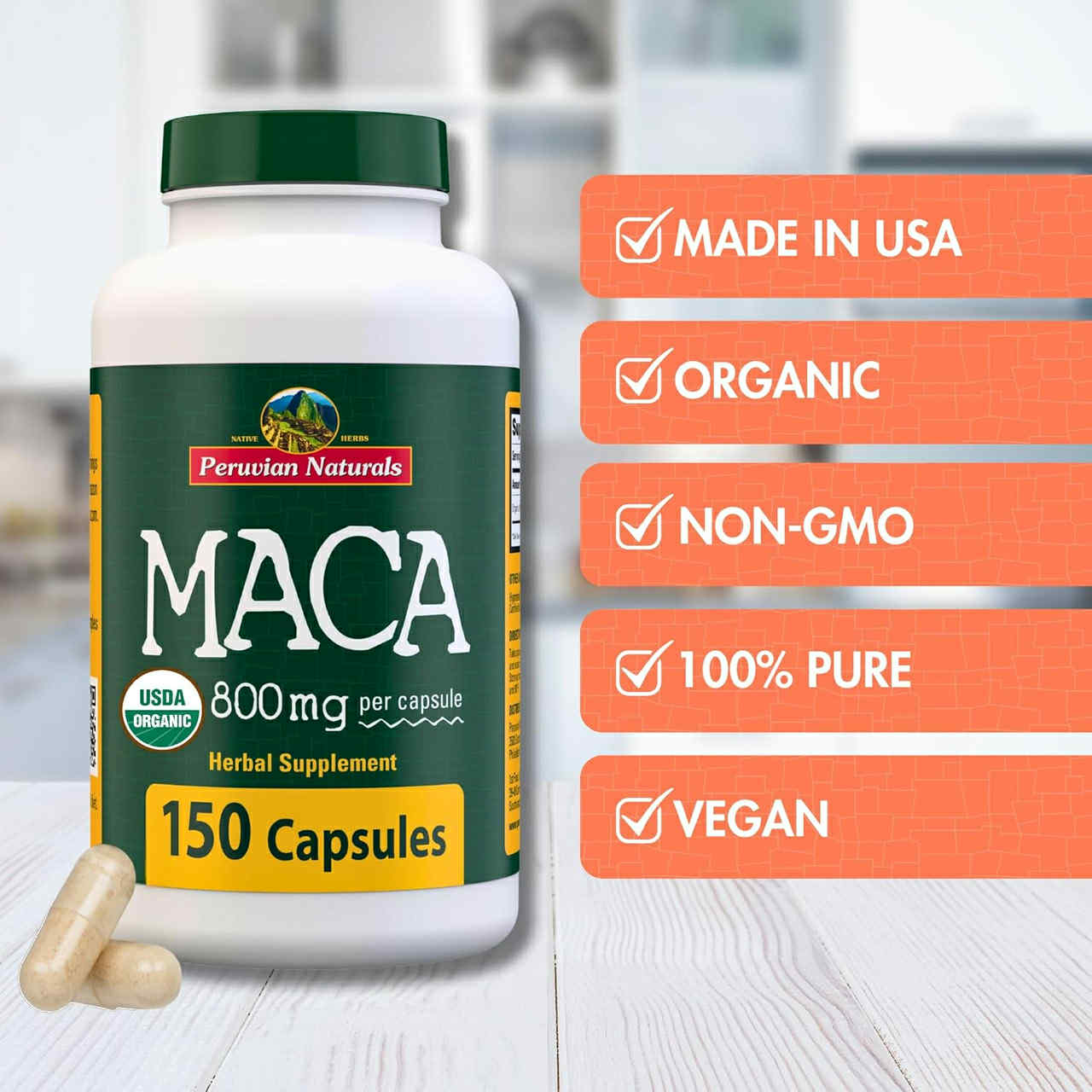 Maca Root Organic - Energy & Vitality Support
