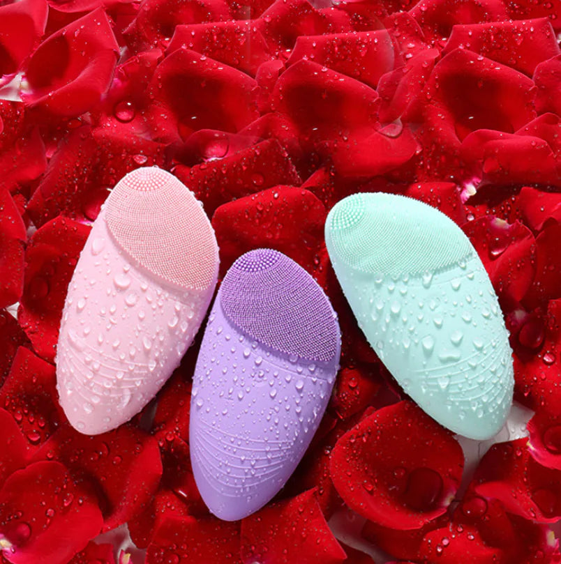 Electric Silicone Facial Cleansing Brush