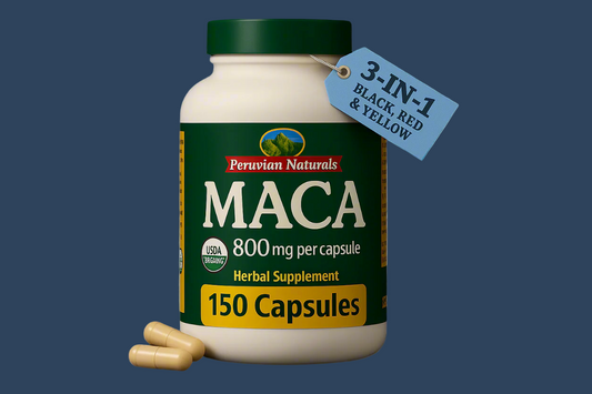 Maca Root with exact matching background